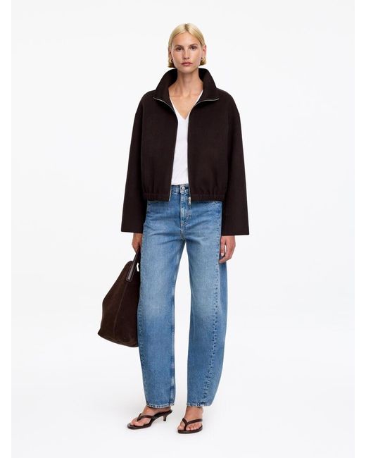 ARKET Blue Bloom Barrel Jeans