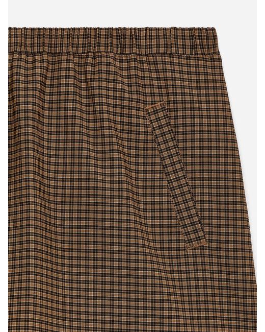 ARKET Black Elastic-Waist Mini Skirt