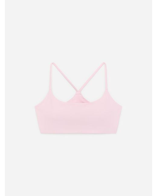 ARKET White Soft Stretch Sports Bra