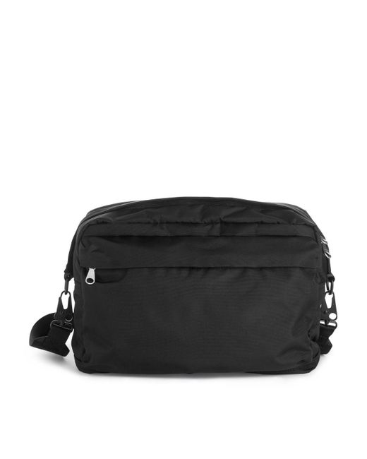 ARKET Black Nylon A4 Shoulder Bag for men
