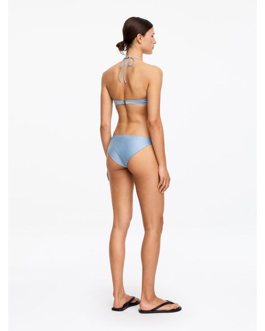 ARKET Blue Shiny Bikini Briefs