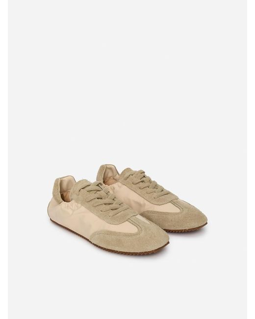 ARKET Black Suede Nylon Trainers