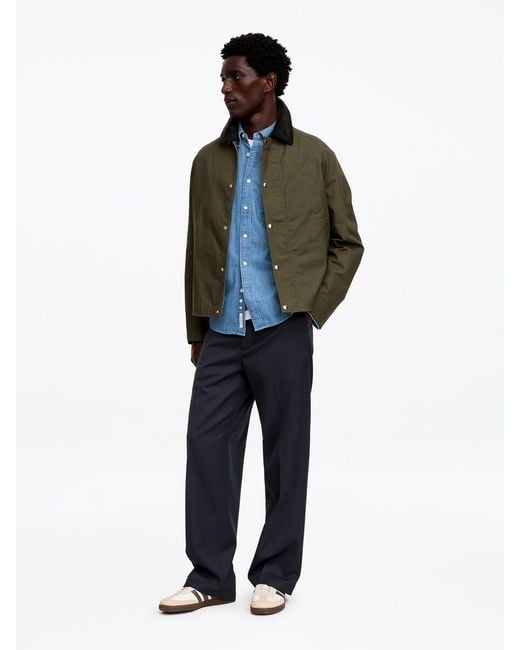ARKET Blue Regular Denim Shirt for men