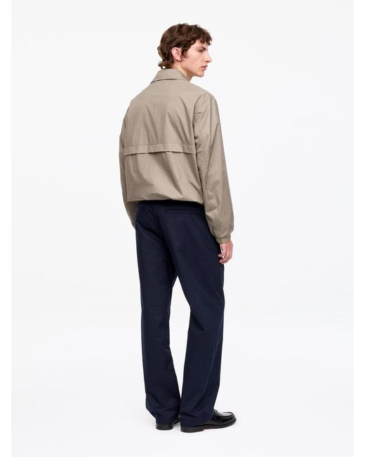 ARKET Blue Wide-Fit Workwear Chinos for men