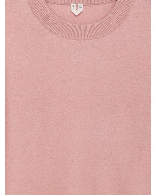 ARKET Pink Boiled Wool Jumper