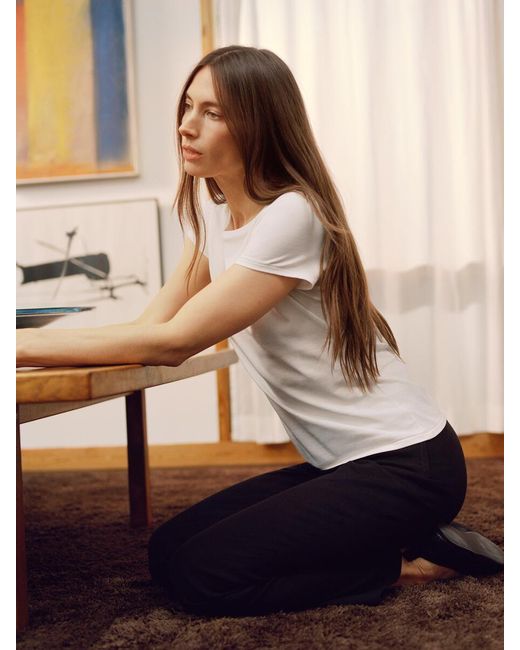 ARKET Black Linen-Cotton Kick-Flare Trousers