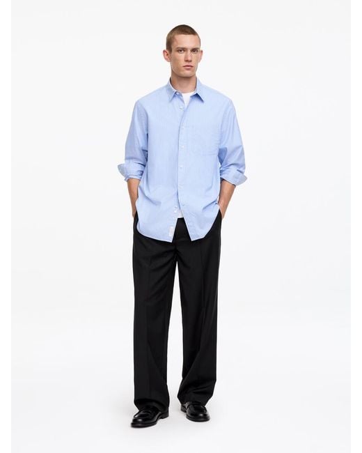 ARKET Black Wide Pull-On Trousers for men