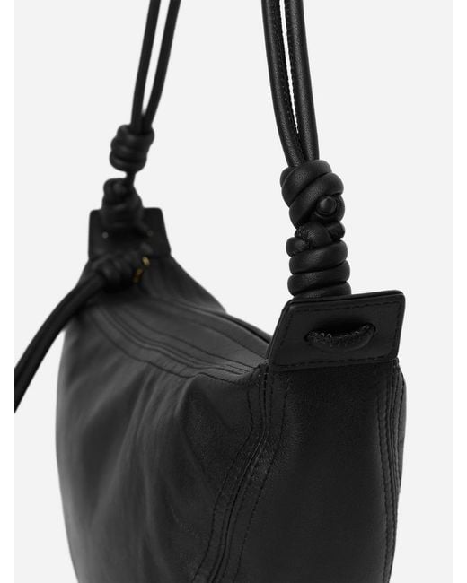 ARKET Natural Crescent Leather Bag