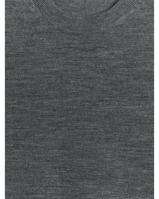 ARKET Gray Fine-Knit Merino Jumper