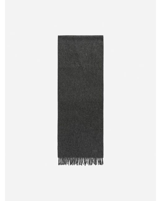 ARKET Black Cashmere Scarf for men