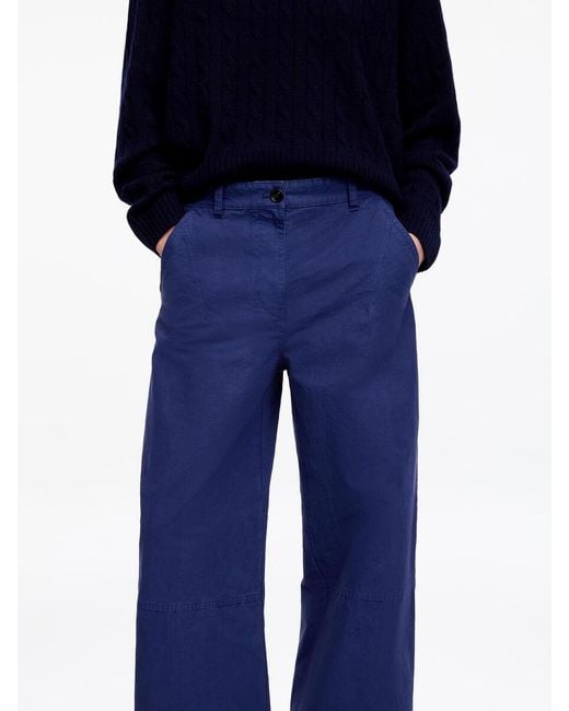 ARKET Blue Cargo Trousers