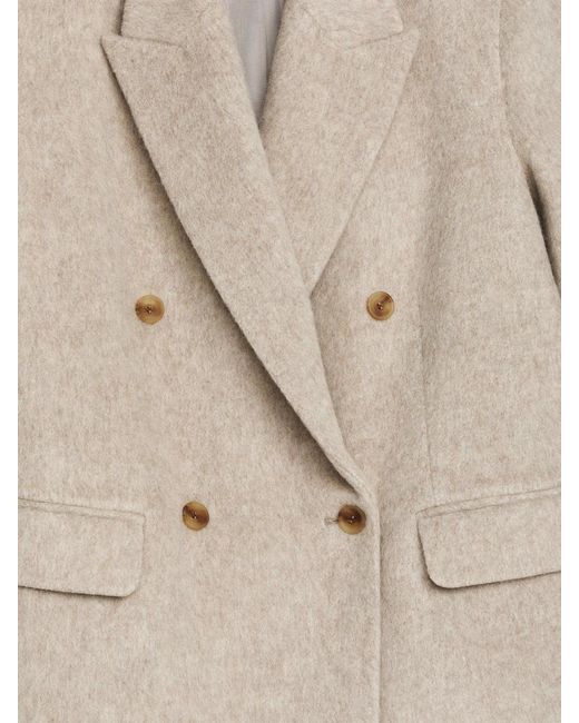 ARKET Natural Brushed Wool Blazer