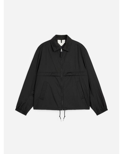 ARKET Blue Nylon Windbreaker for men