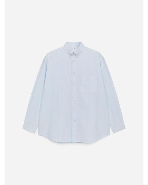 ARKET Blue Oversized Oxford Shirt for men