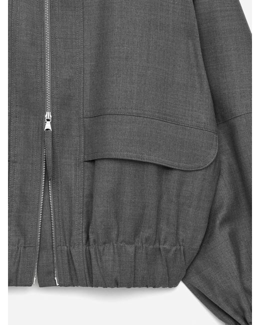 ARKET Gray Jacke Aus Wollmischung
