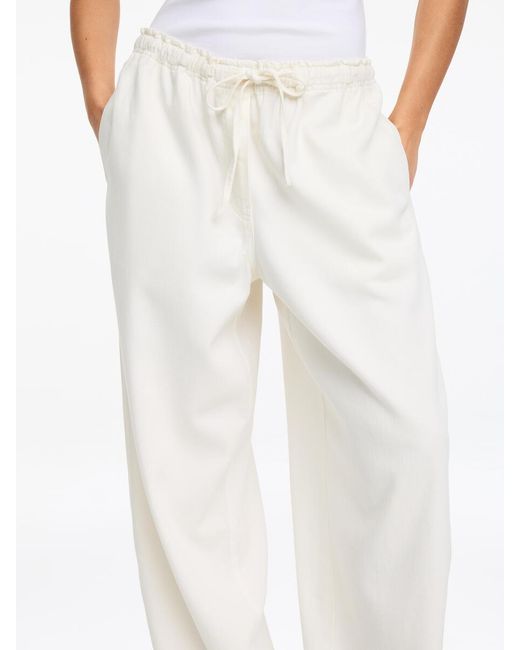 ARKET White Pull-On Denim Trousers