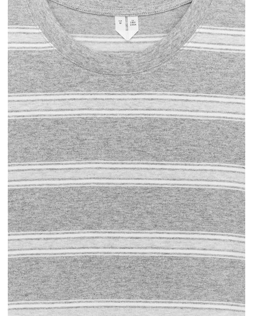 ARKET White Relaxed Long-Sleeve T-Shirt for men