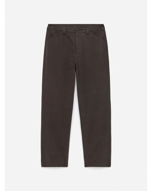 ARKET Blue Cotton Moleskin Twill Trousers for men