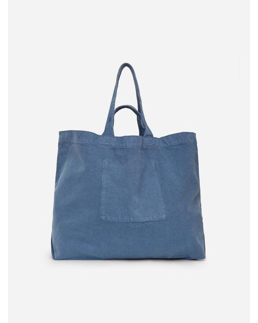 ARKET Blue Oversized Canvas Tote for men