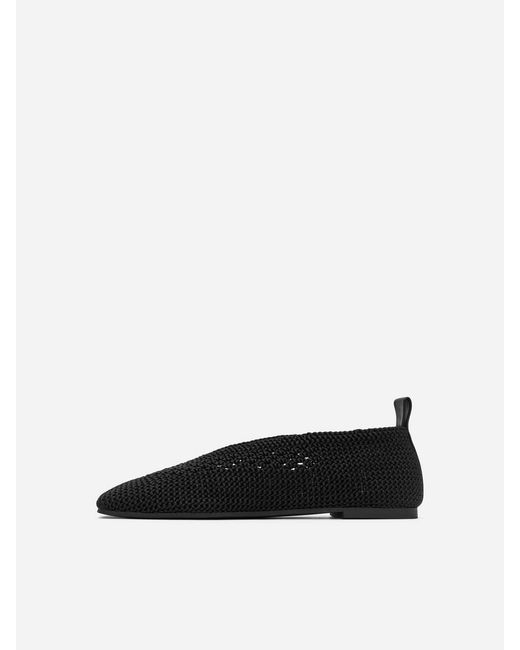 ARKET White Knitted Ballerinas