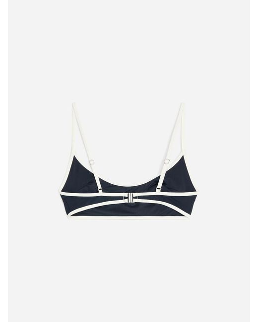 ARKET White Contrasting Bikini Top