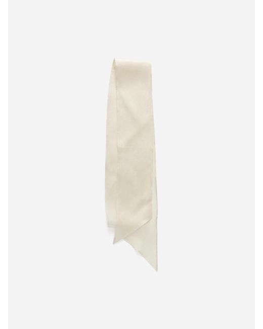 ARKET White Silk Scarf