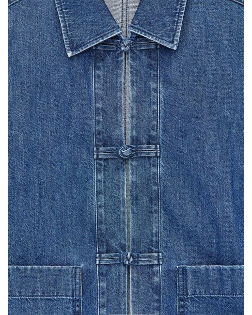 ARKET Blue Denim Twill Shirt