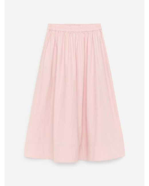 ARKET Blue Midi Cotton Skirt