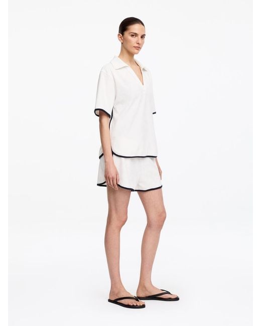 ARKET White Towelling Top