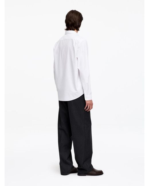 ARKET White Cotton-Tencel Shirt for men