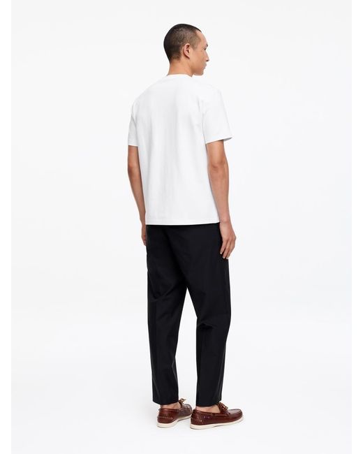 ARKET White Interlock Regular T-Shirt for men