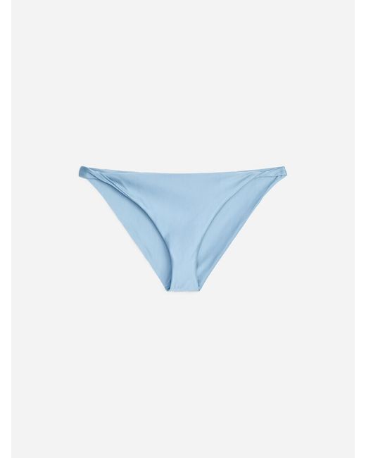 ARKET Blue Shiny Bikini Briefs