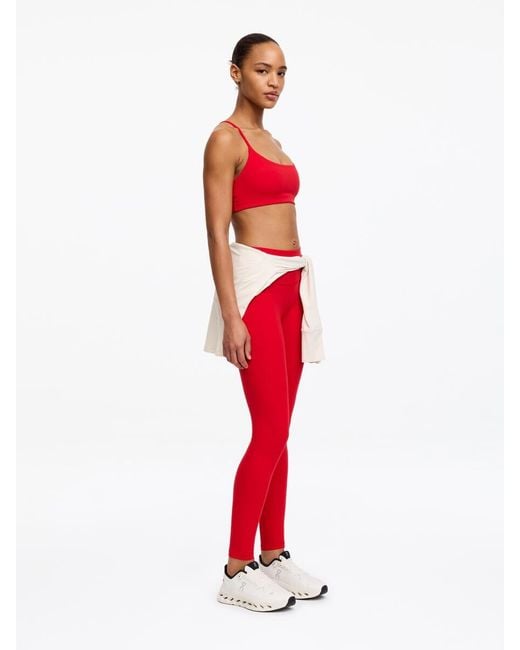 ARKET Red Soft Stretch Sports Bra