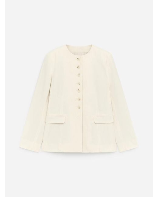 ARKET Natural Linen-Blend Blazer