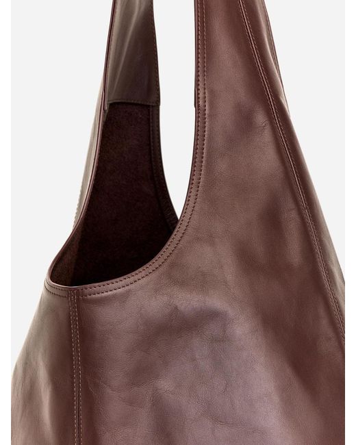 ARKET Natural Slouchy Leather Bag