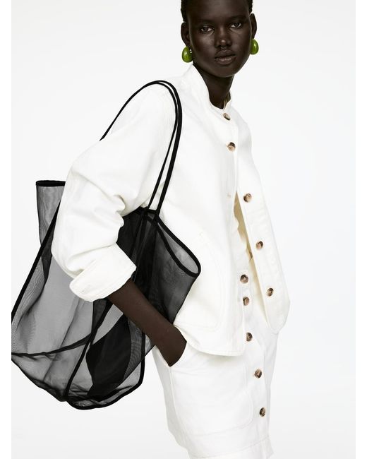 ARKET White Mesh Tote