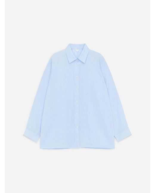 ARKET White Relaxed Linen Shirt