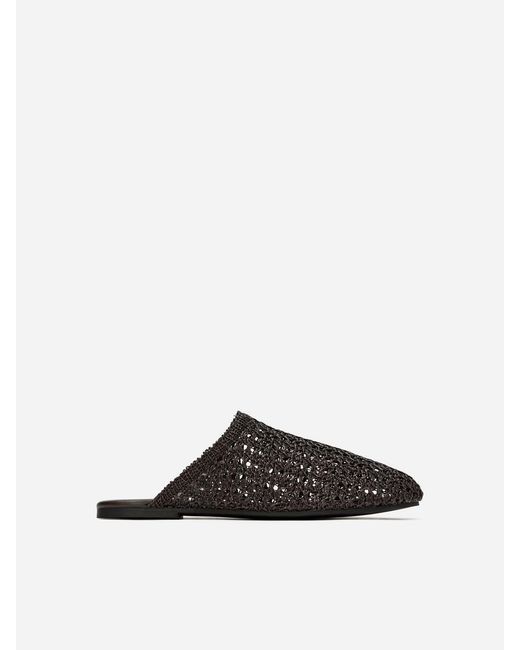 ARKET Natural Crocheted Slippers