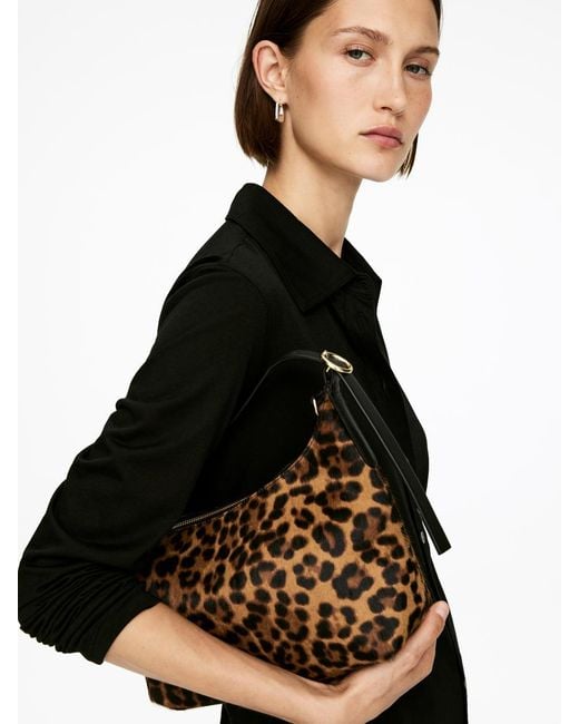 ARKET Black Boxy Leather Bag