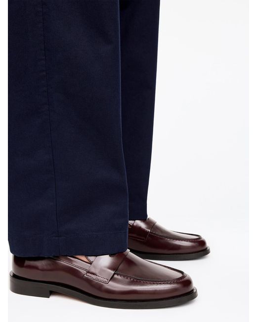 ARKET Blue Leather Loafers for men