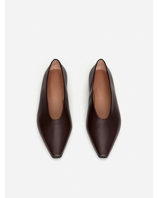 ARKET White Leather Flats