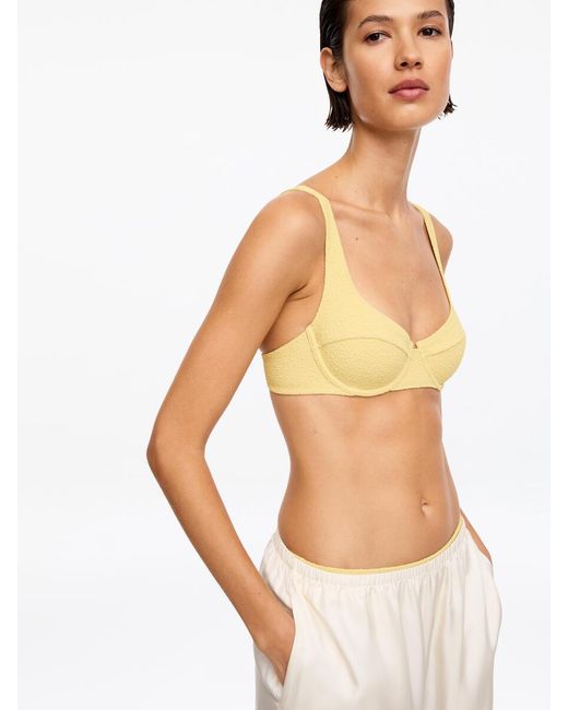 ARKET White Balconette Bikini Top