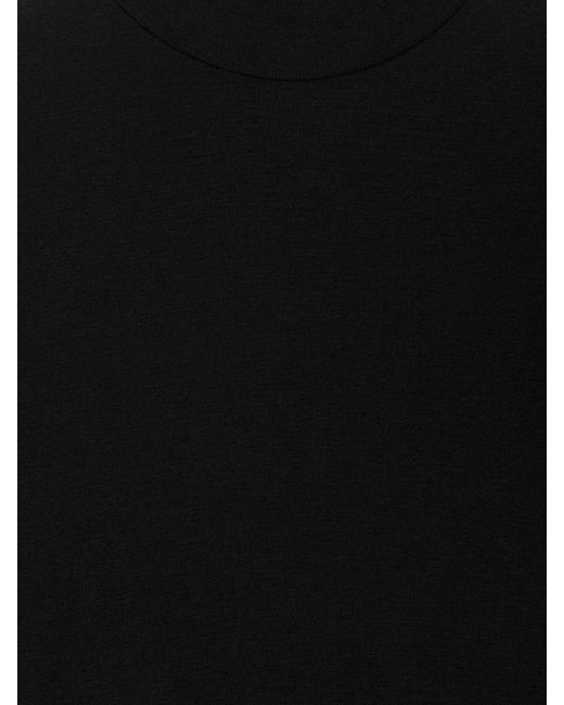ARKET Black Roll-Neck Wool Top