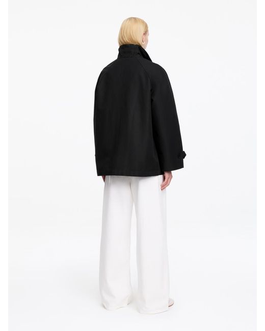 ARKET Black Corduroy-Collar Jacket