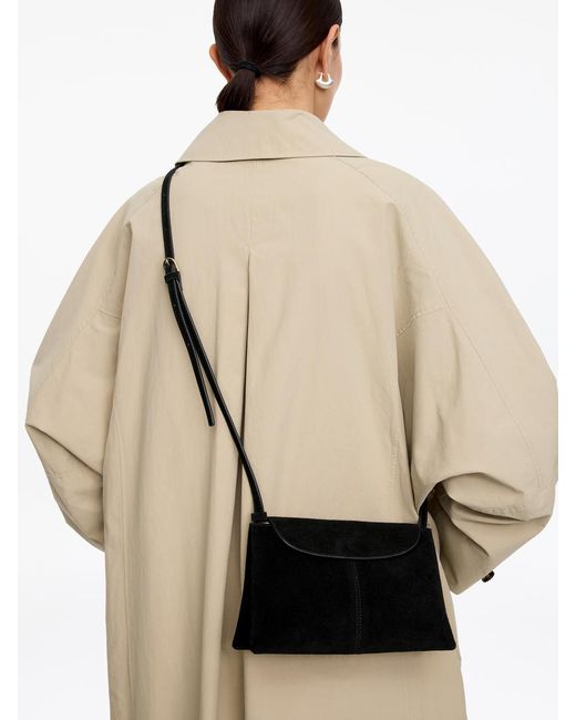 ARKET Natural Split Suede Crossbody Bag
