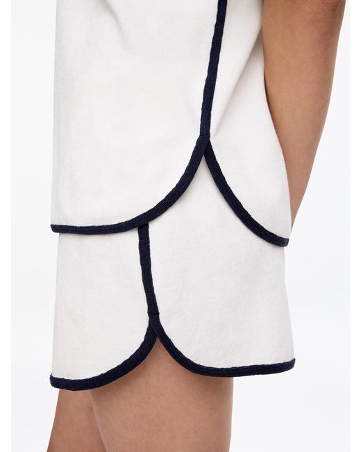 ARKET White Towelling Shorts