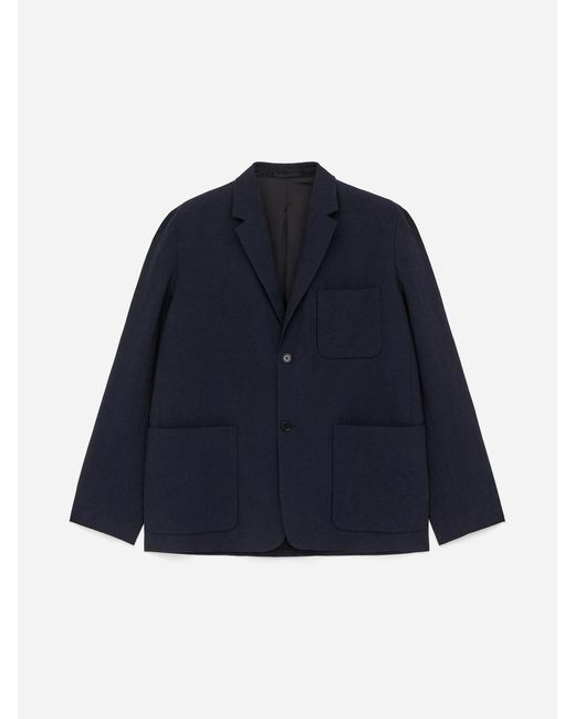 ARKET Blue Textured Blazer for men