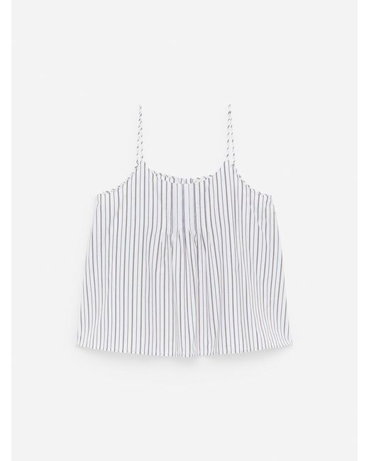 ARKET White Cotton Strap Top