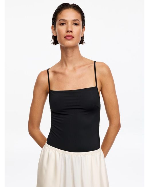 ARKET White Square-Neck Swimsuit