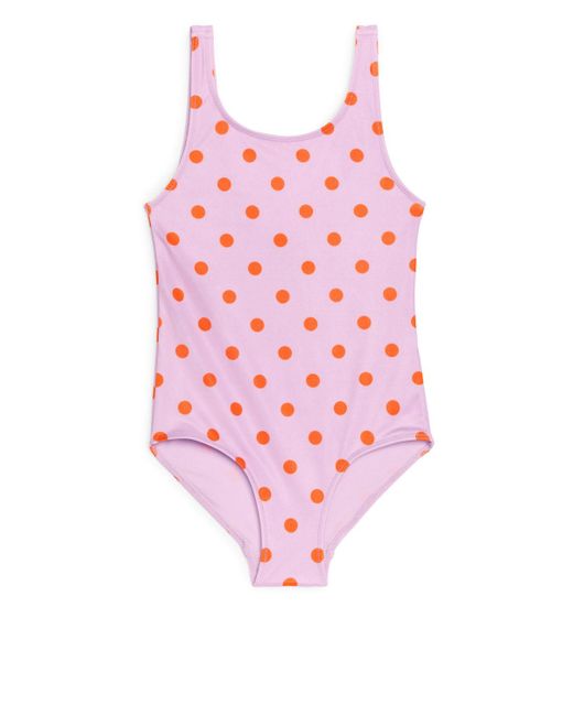 ARKET Pink Print Swimsuit